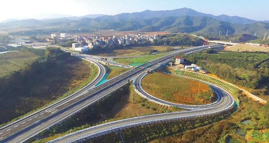 我司武夷新区绕城高速公路建成通车 我司武夷新区绕城高速公路建成通车
