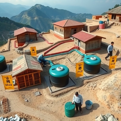 广元市青川县农村生活污水治理项目（2021~2022年）施工(图1)