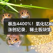 暴涨4400%!氧化钇疯涨创纪录,稀土板块集体躁动(图4) 暴涨4400%!氧化钇疯涨创纪录,稀土板块集体躁动(图4)