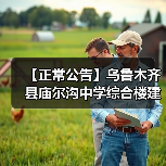 【正常公告】乌鲁木齐县庙尔沟中学综合楼建设项目招标公告（图3）