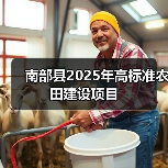 南部县2025年高标准农田建设项目（图1）