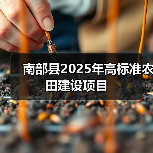 南部县2025年高标准农田建设项目（图2）