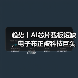 趋势丨AI芯片载板短缺,电子布正被科技巨头竞相采购(图2) 趋势丨AI芯片载板短缺,电子布正被科技巨头竞相采购(图2)