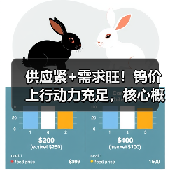 供应紧+需求旺!钨价上行动力充足,核心概念股年内股价已翻倍(图2) 供应紧+需求旺!钨价上行动力充足,核心概念股年内股价已翻倍(图2)