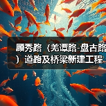 顾秀路(羌谭路-盘古路)道路及桥梁新建工程(图1) 顾秀路(羌谭路-盘古路)道路及桥梁新建工程(图1)