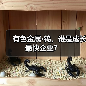 有色金属·钨,谁是成长最快企业?(图3) 有色金属·钨,谁是成长最快企业?(图3)