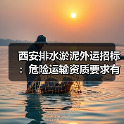 西安排水淤泥外运招标：危险运输资质要求有哪些？（图2）